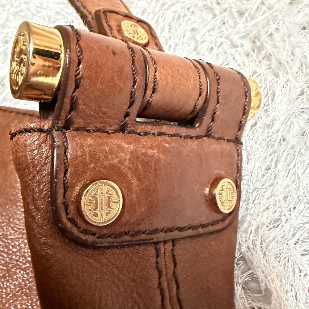 Antonio Melani Brown Leather Purse Pocketbook - Picture 5 of 8